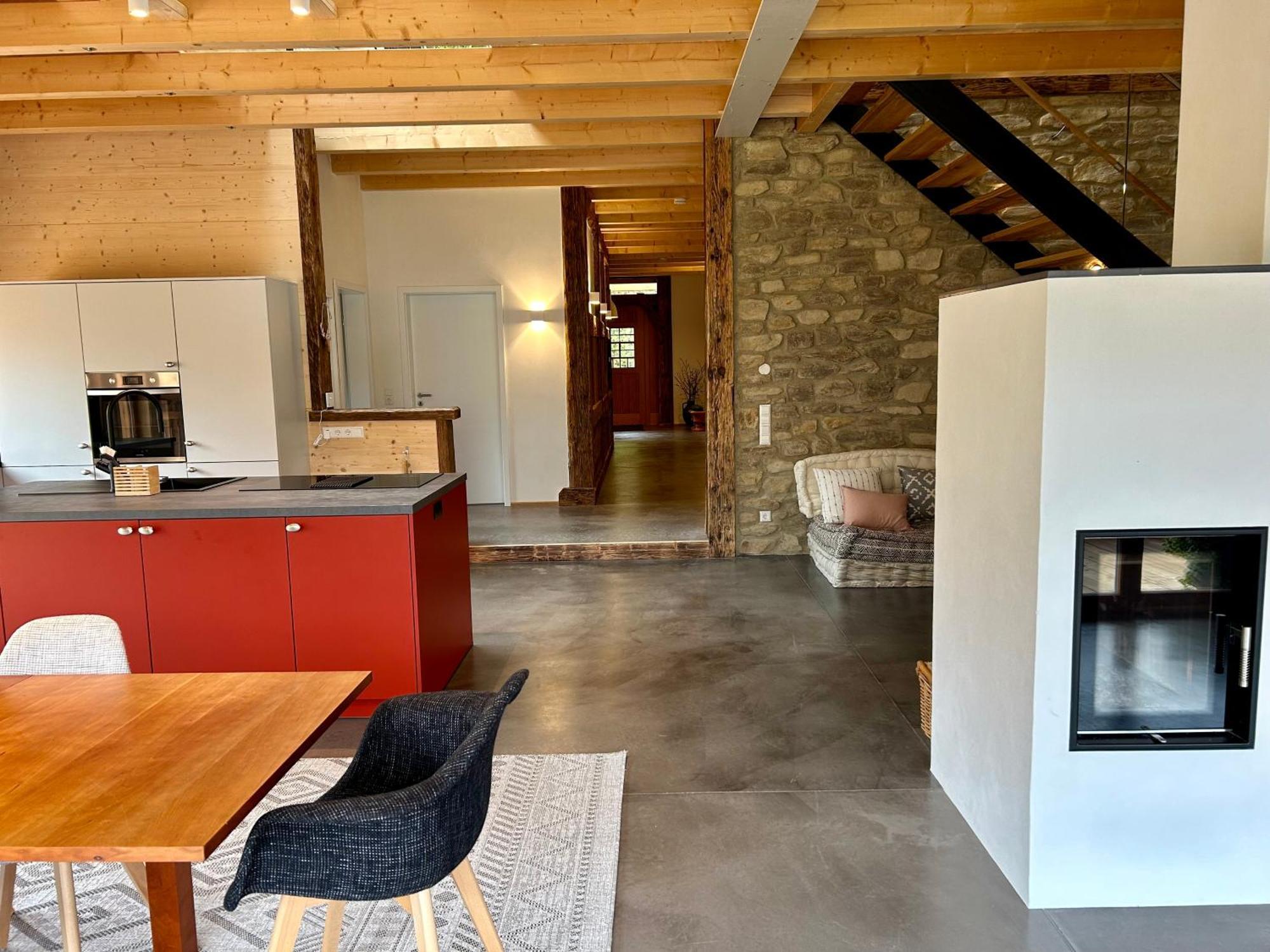 Ferienwohnung Im Loft-Style Mit Sauna Im Historischen Schwarzwaldhof Simonswald Luaran gambar