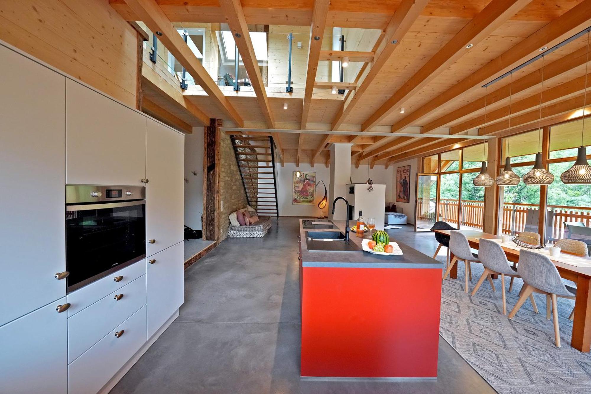 Ferienwohnung Im Loft-Style Mit Sauna Im Historischen Schwarzwaldhof Simonswald Luaran gambar